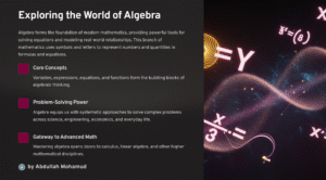Algebra Foundation